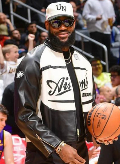 LeBron James Aimé Leon Dore Leather Jacket