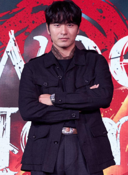 Lee Jin-wook Sweet Home Premiere Black Jacket