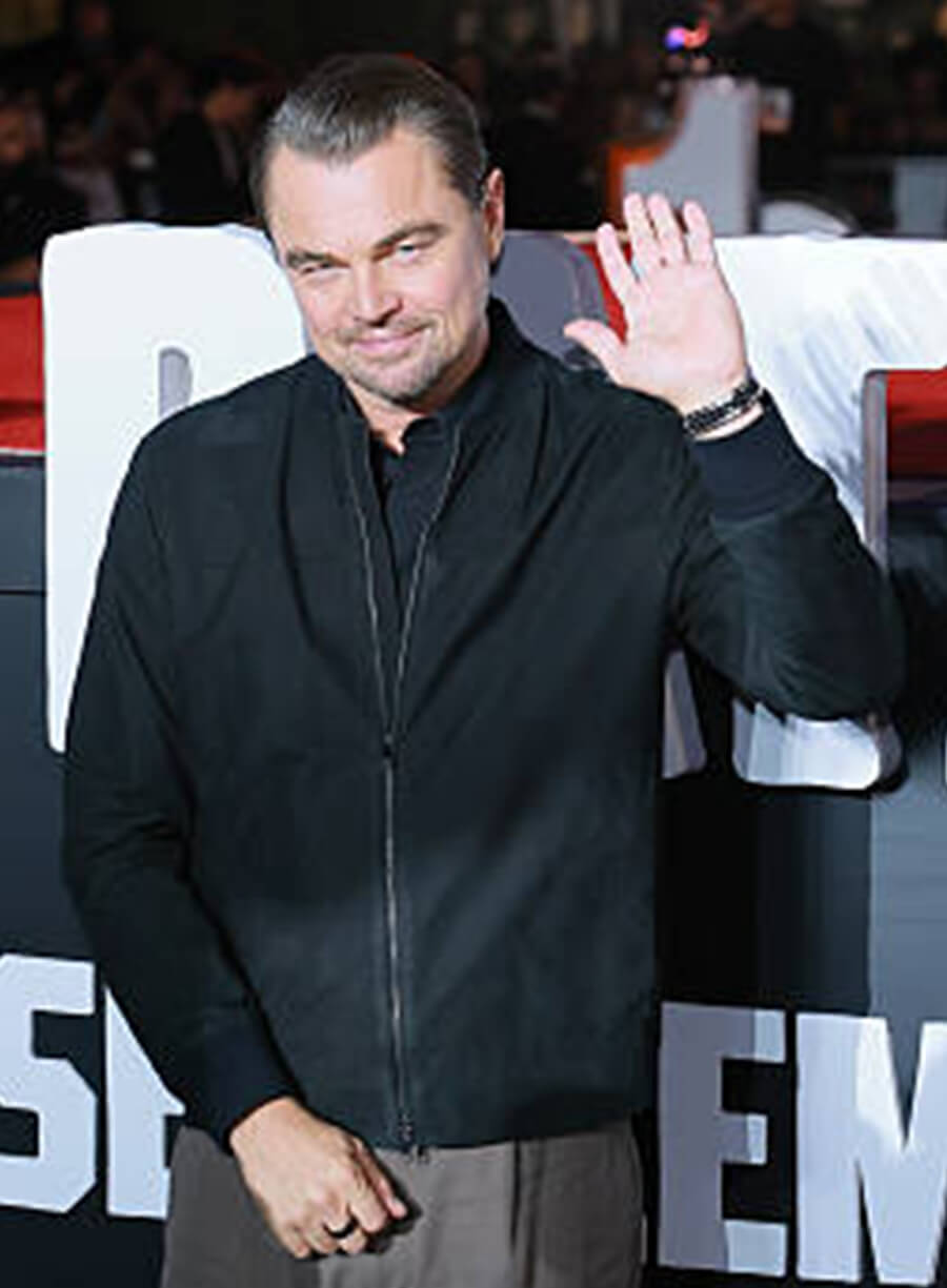 Leonardo DiCaprio One Battle After Another Premiere Jacket