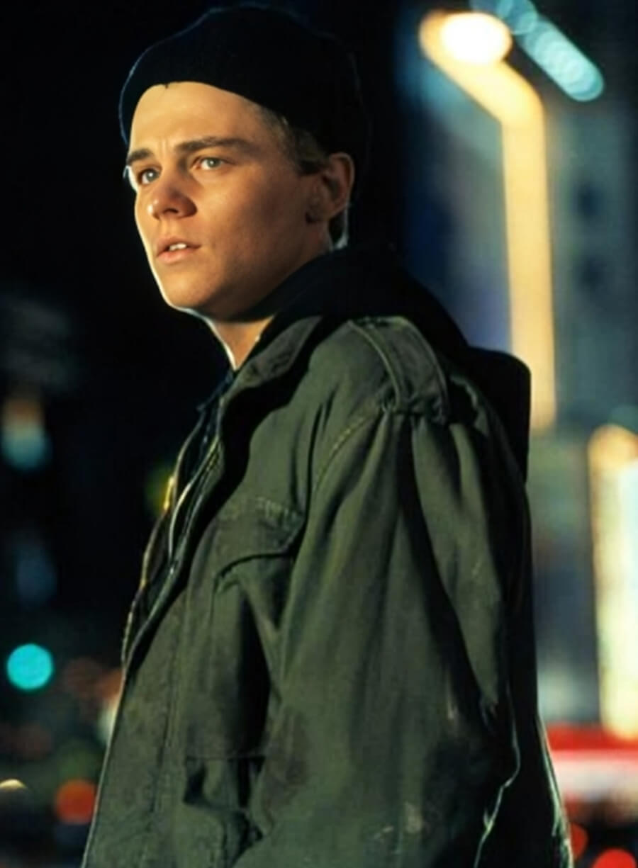 Leonardo DiCaprio The Basketball Diaries Green Cotton