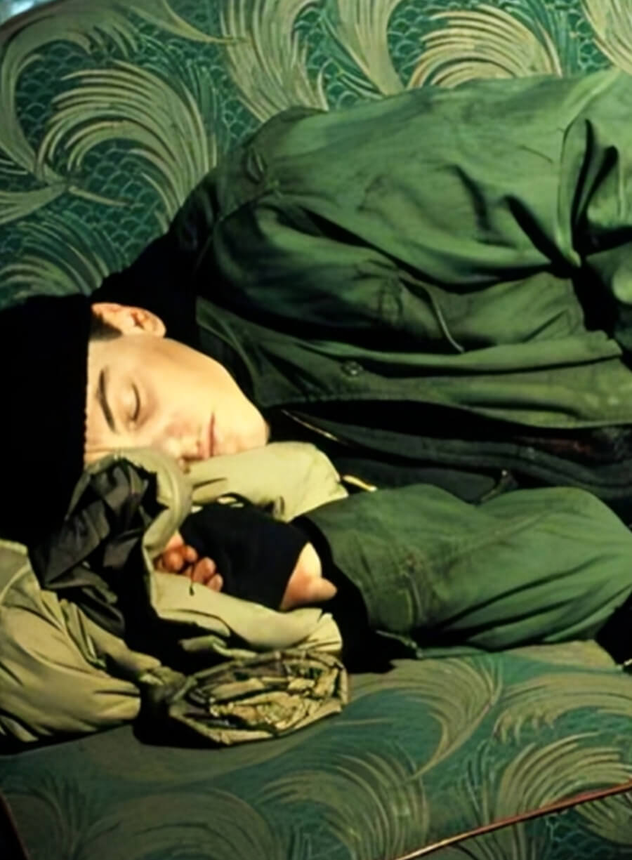 Leonardo DiCaprio The Basketball Diaries Green Cotton