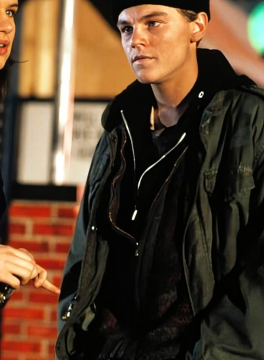 Leonardo DiCaprio The Basketball Diaries Green Cotton