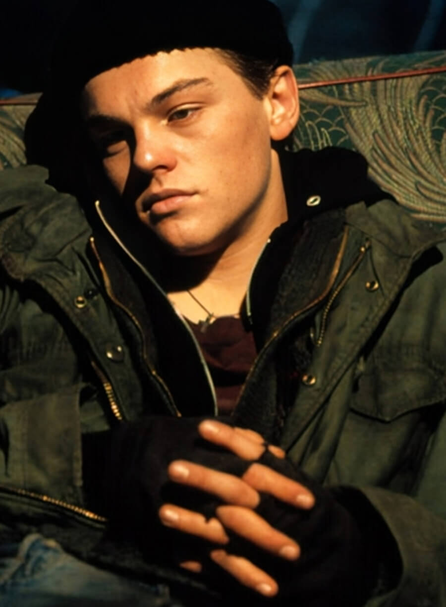 Leonardo DiCaprio The Basketball Diaries Green Cotton
