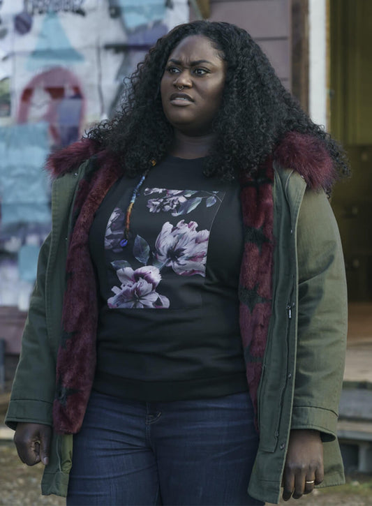 Leota Adebayo Peacemaker Green Parka Jacket
