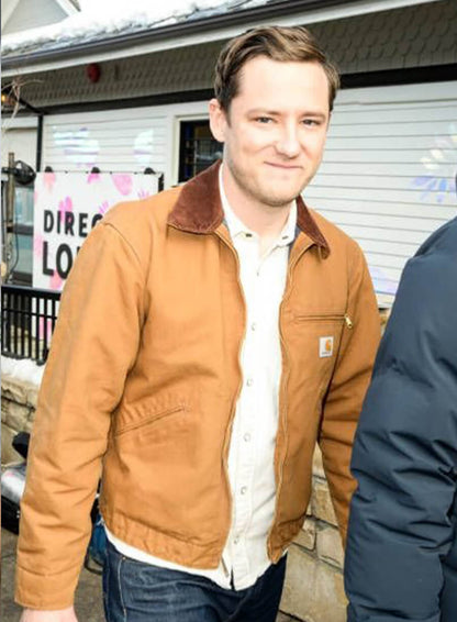 Lewis Pullman Brown Cotton Jacket 