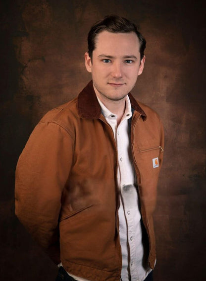 Lewis Pullman Brown Cotton Jacket 