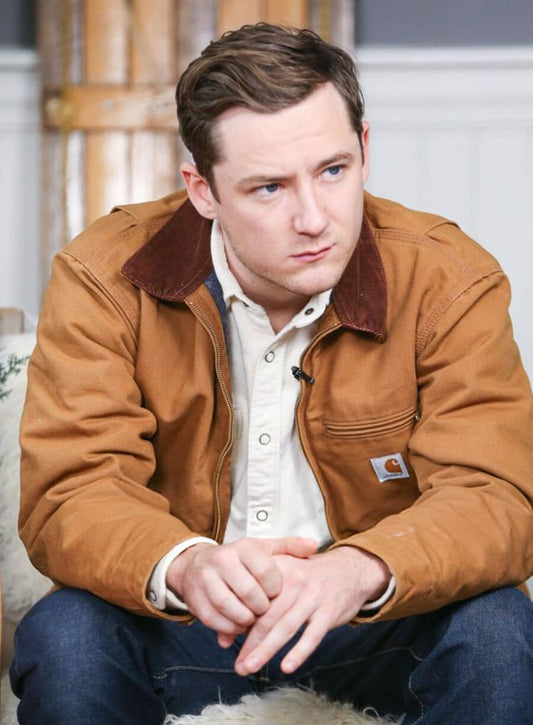 Lewis Pullman Brown Cotton Jacket 