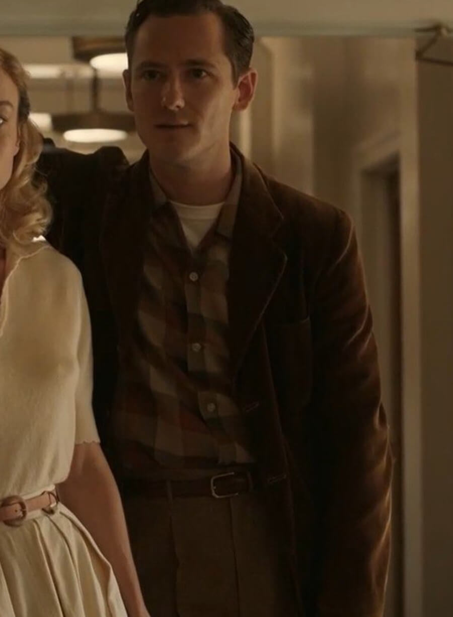 Lewis Pullman Lessons in Chemistry S01 Brown Blazer