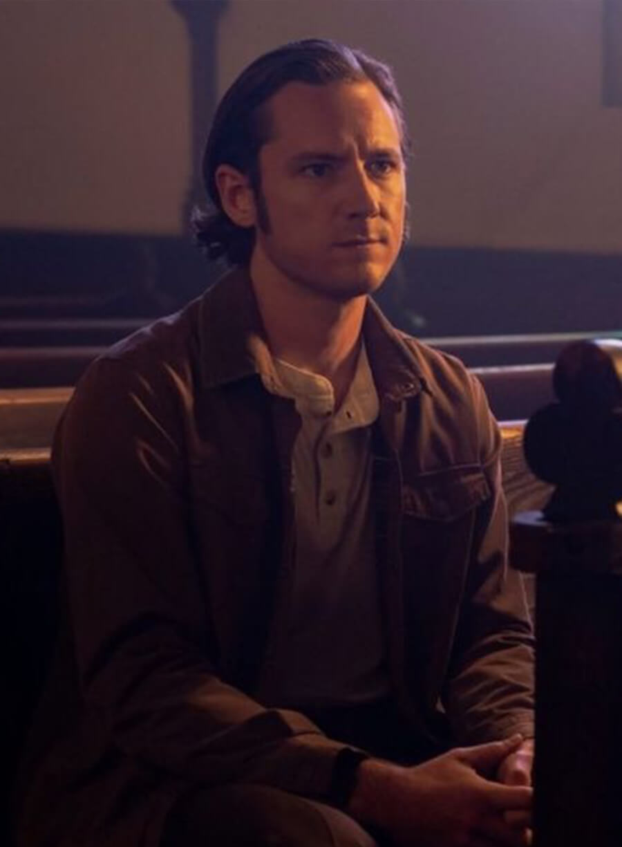 Lewis Pullman Salem’s Lot Brown Jacket