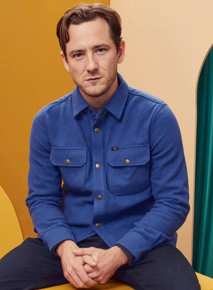 Lewis Pullman The Starling Girl Blue Jacket
