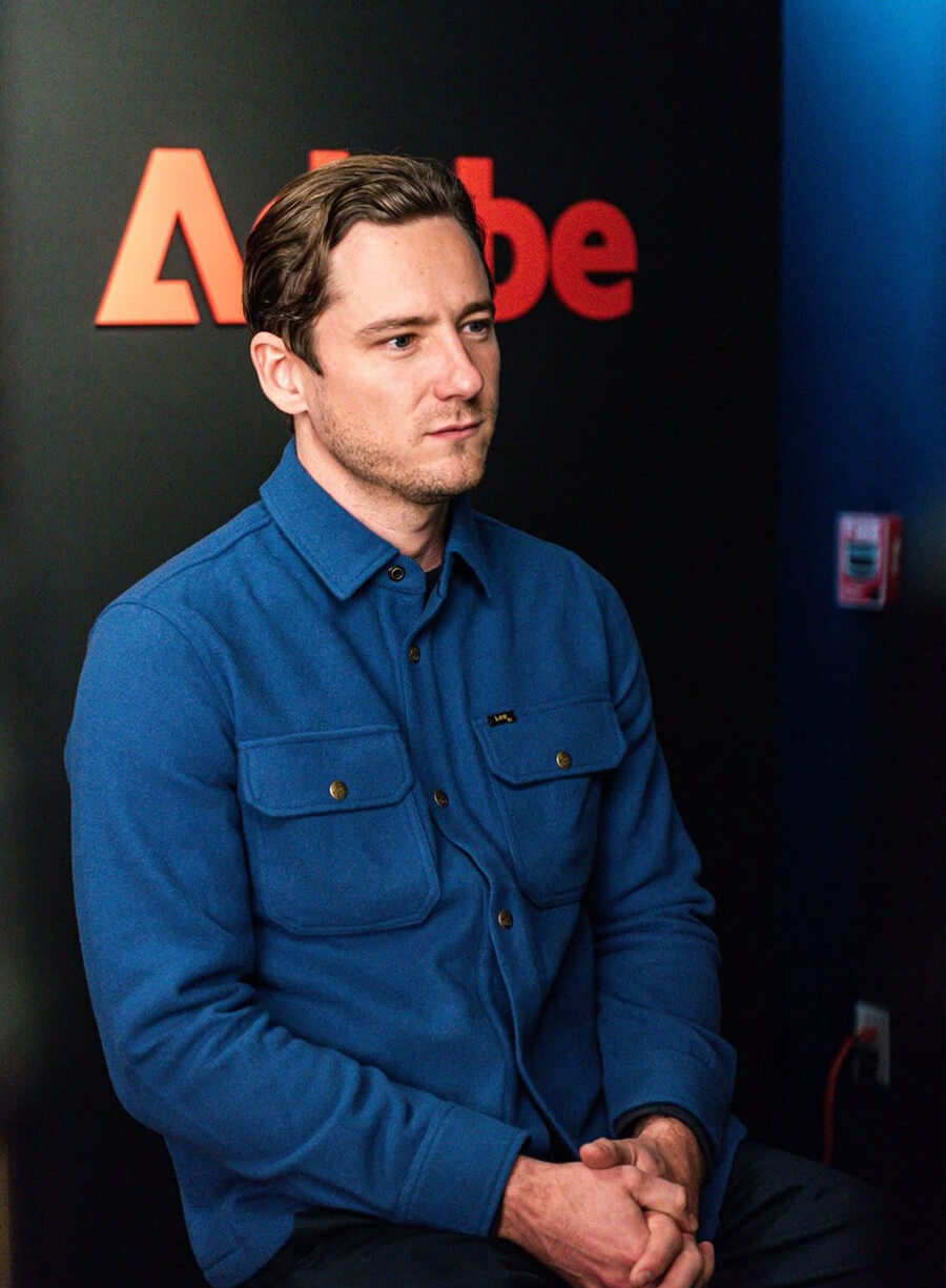 Lewis Pullman The Starling Girl Blue Jacket