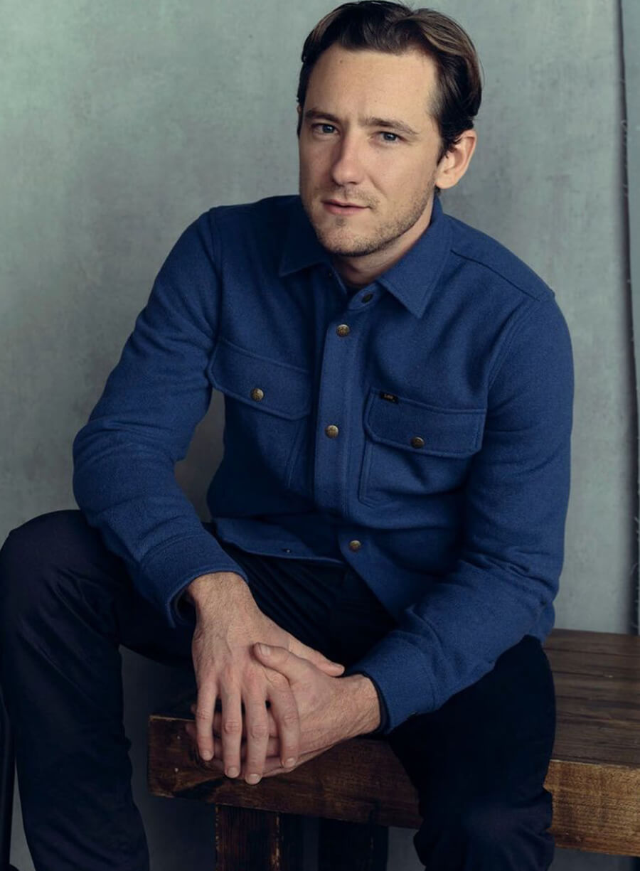 Lewis Pullman The Starling Girl Blue Jacket