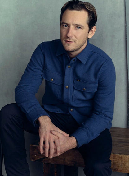 Lewis Pullman The Starling Girl Blue Jacket