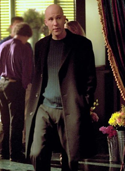 Lex Luthor Smallville Black Wool Coat