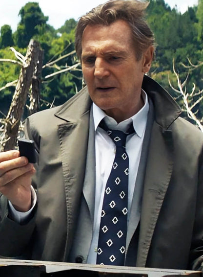 Liam Neeson The Naked Gun 2025 Grey Coat