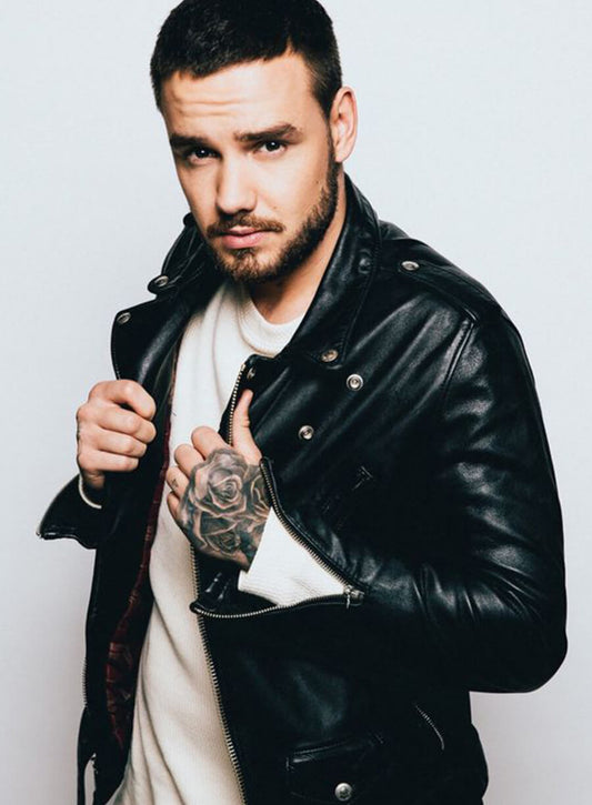Liam Payne Biker Leather Jacket