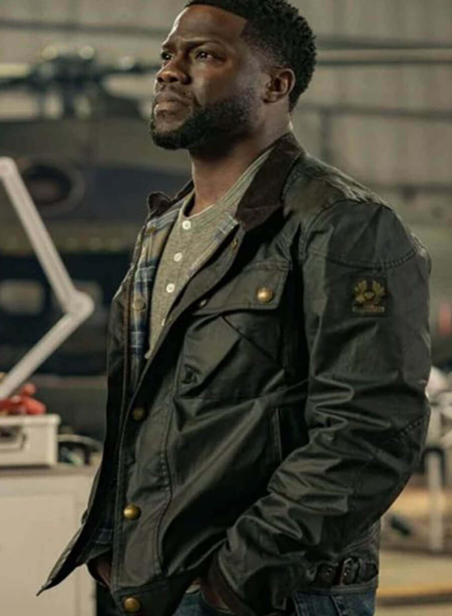 Kevin Hart Black Leather Jacket