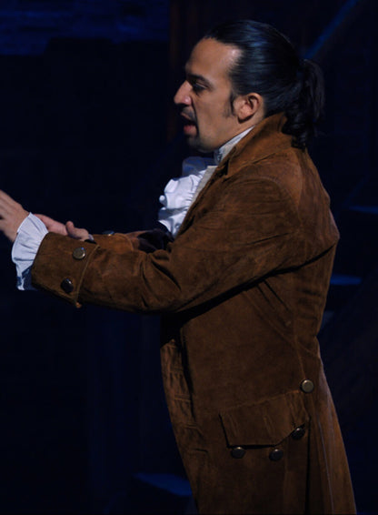 Lin-Manuel Miranda Hamilton Suede Coat