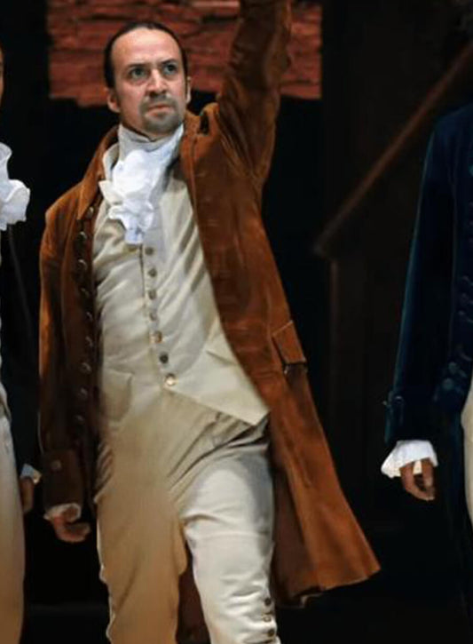 Lin-Manuel Miranda Hamilton Suede Coat