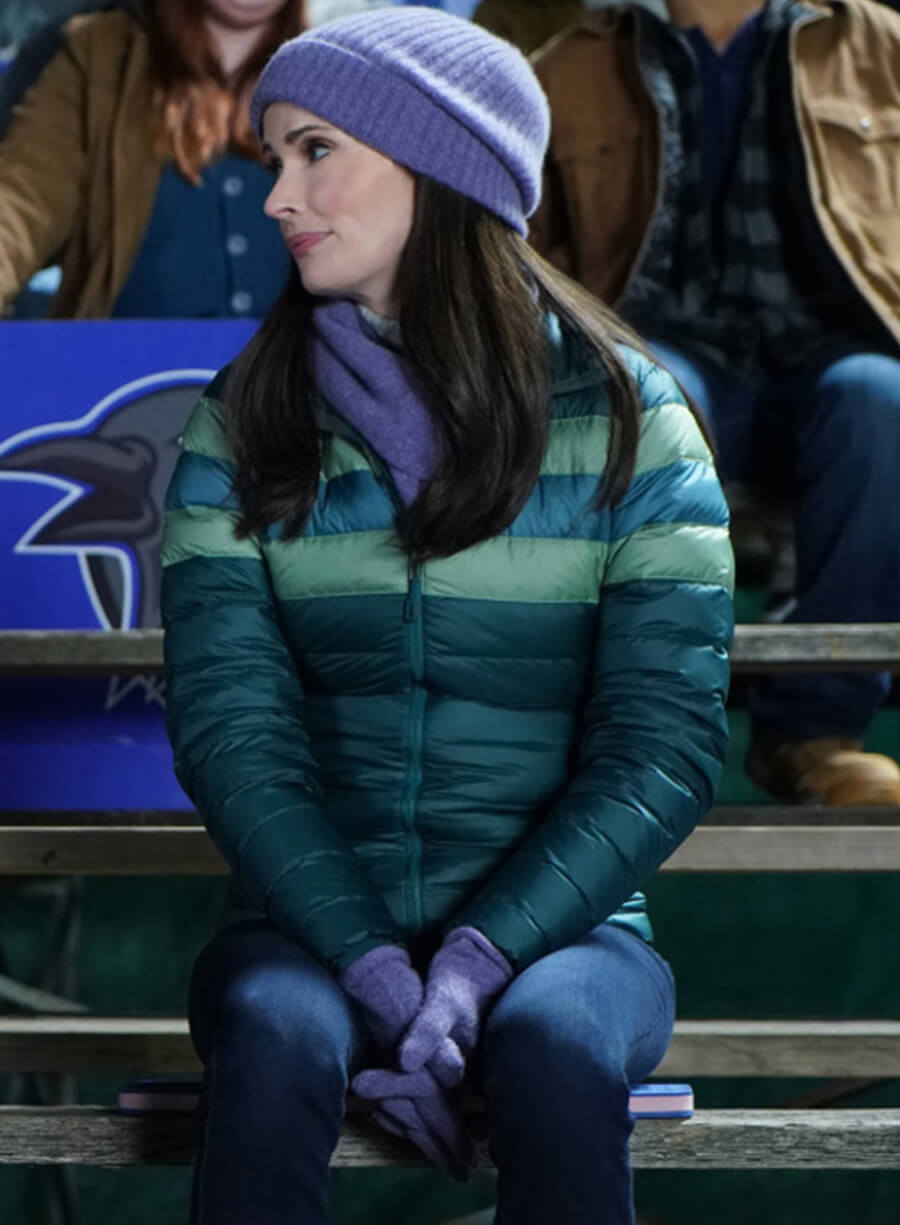 Lois Lane Superman & Lois Green Puffer Jacket