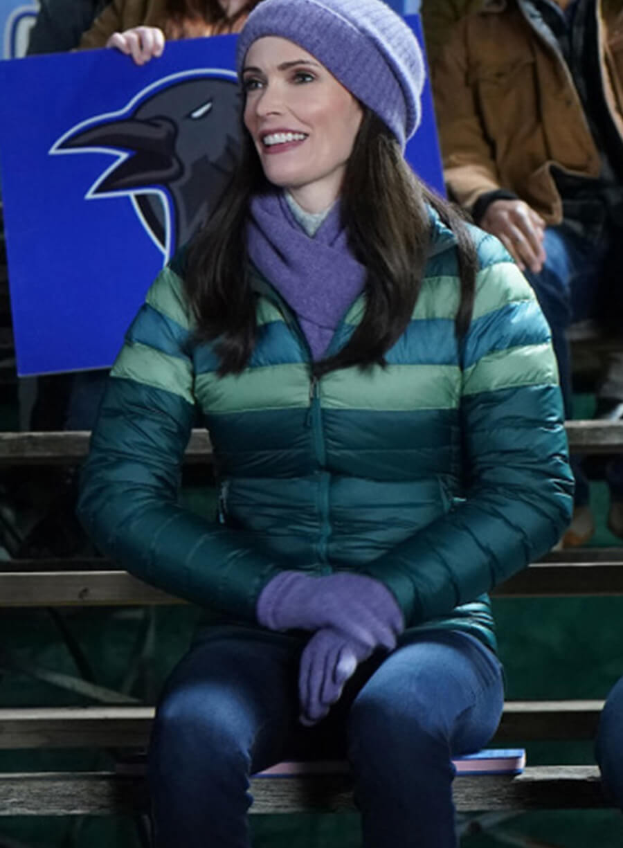 Lois Lane Superman & Lois Green Puffer Jacket