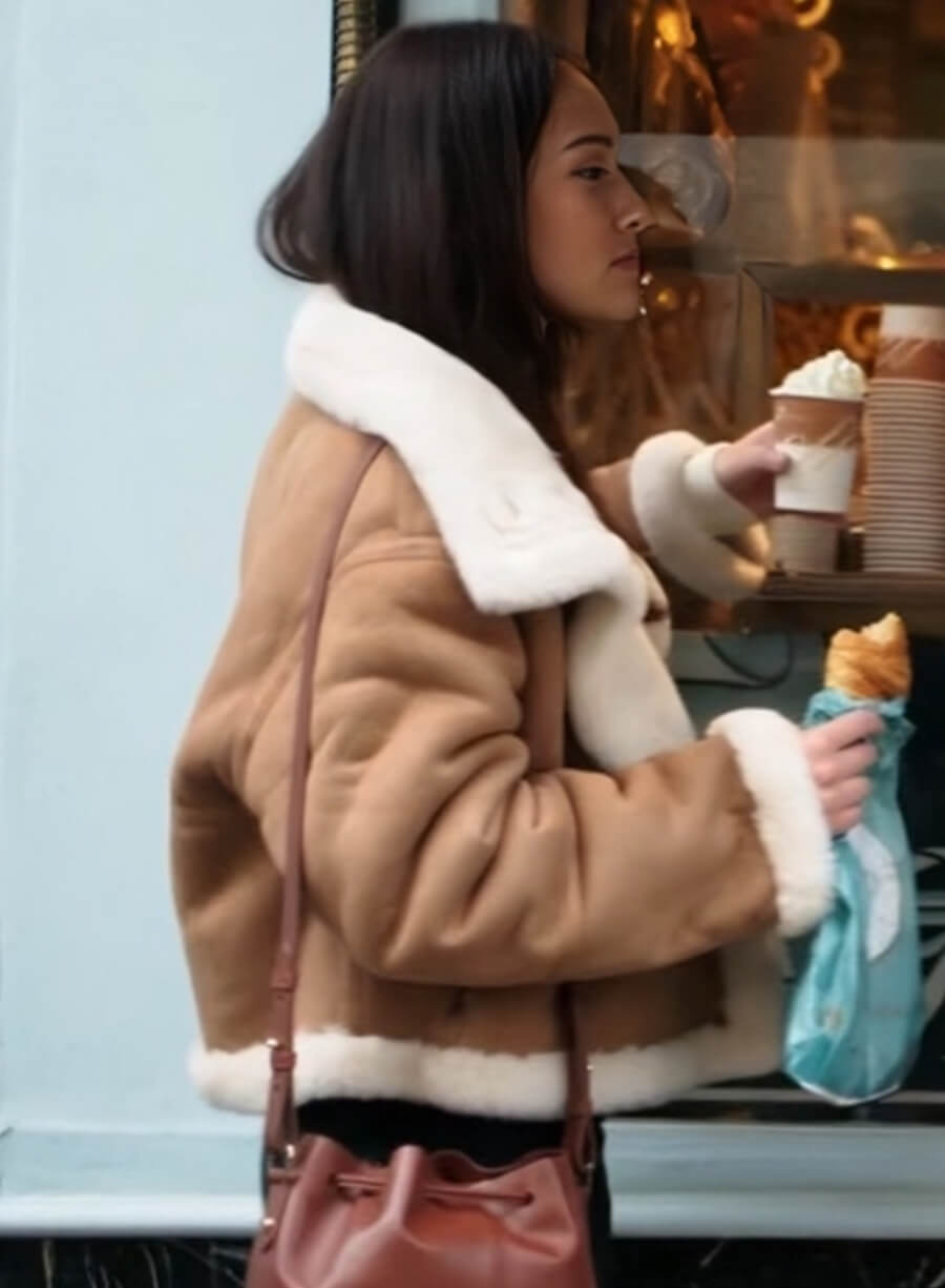Lola Tung The Summer I Turned Pretty S03 Shearling Leather Jacket