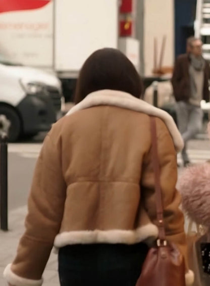 Lola Tung The Summer I Turned Pretty S03 Shearling Leather Jacket