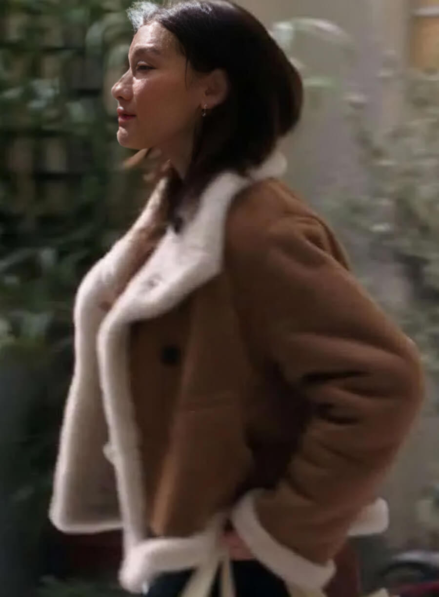 Lola Tung The Summer I Turned Pretty S03 Shearling Leather Jacket