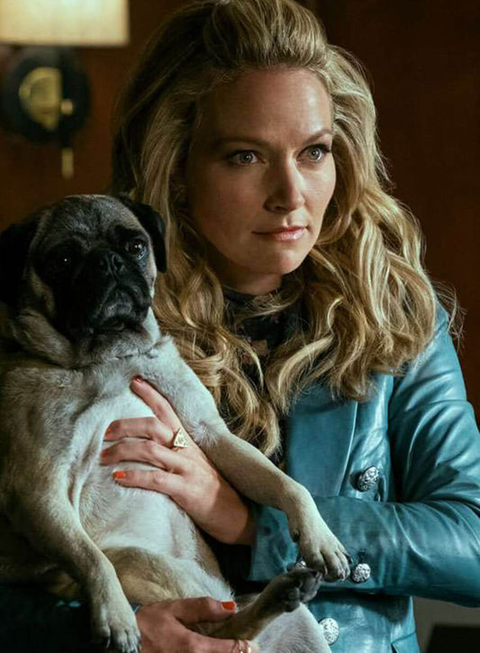 Lorna The Lincoln Lawyer Blue Leather Jacket
