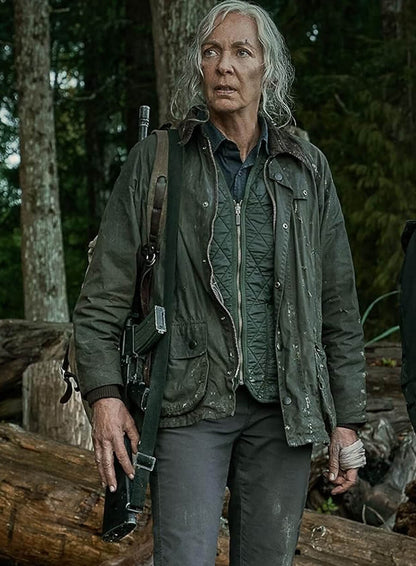 Lou 2022 Allison Janney Green Jacket