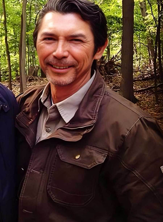 Lou Diamond Phillips Blindspot Tv Series Brown Jacket
