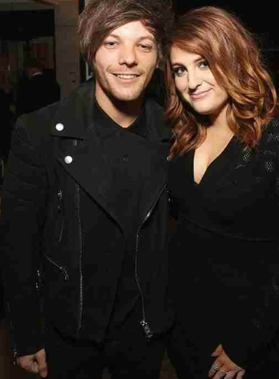 Louis Tomlinson Black Suede Leather Jacket