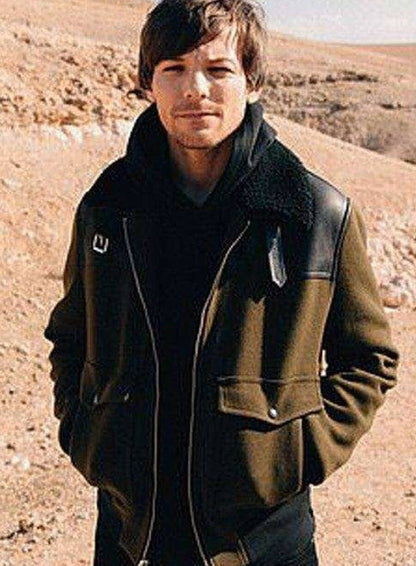 Louis Tomlinson Brown Wool Jacket