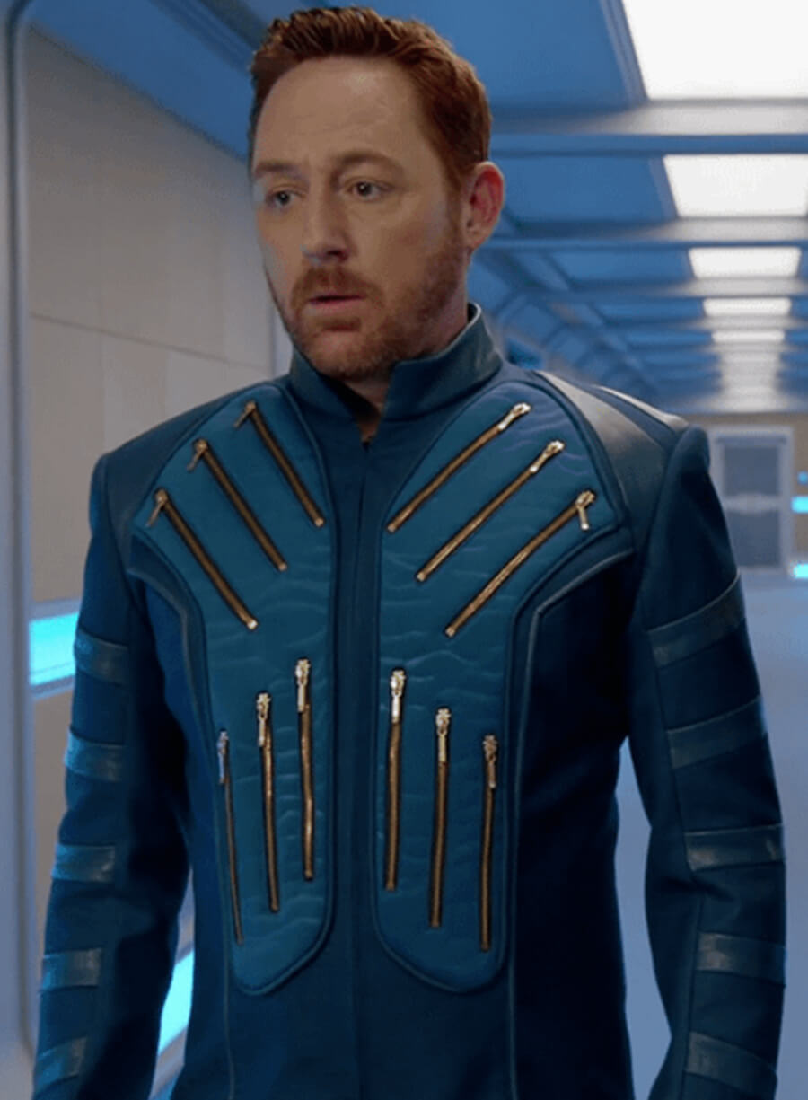 Lt. Gordon Malloy The Orville Leather Jacket