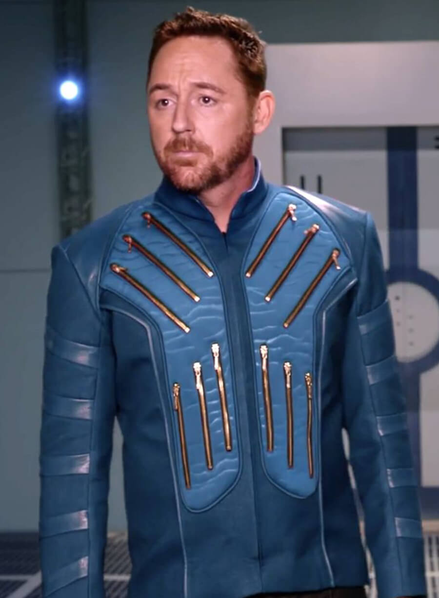 Lt. Gordon Malloy The Orville Leather Jacket