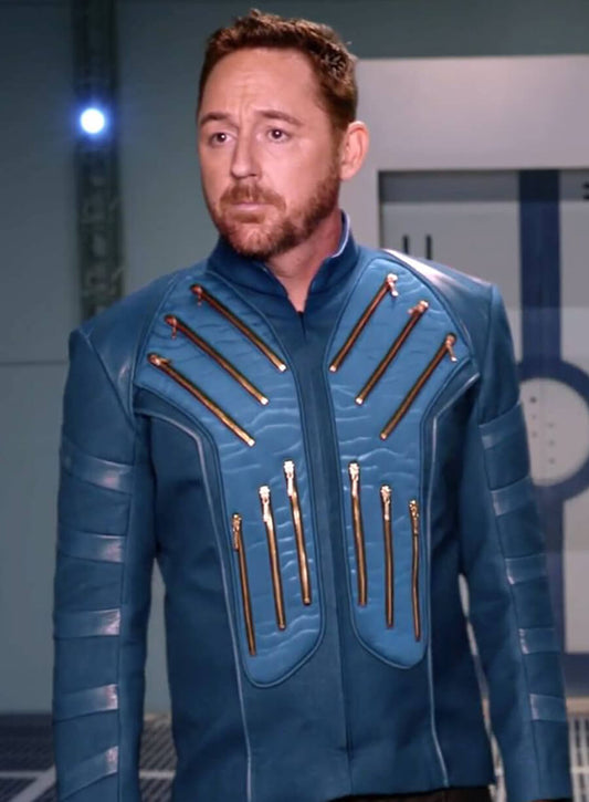 Lt. Gordon Malloy The Orville Leather Jacket
