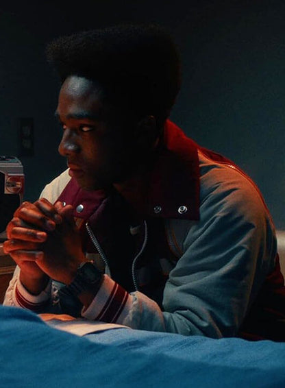 Lucas Sinclair Stranger Things S05 Bomber Jacket