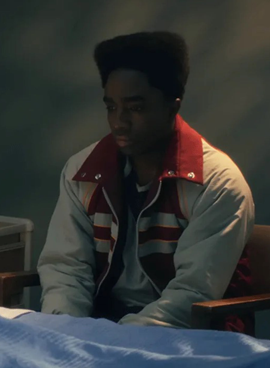 Lucas Sinclair Stranger Things S05 Bomber Jacket