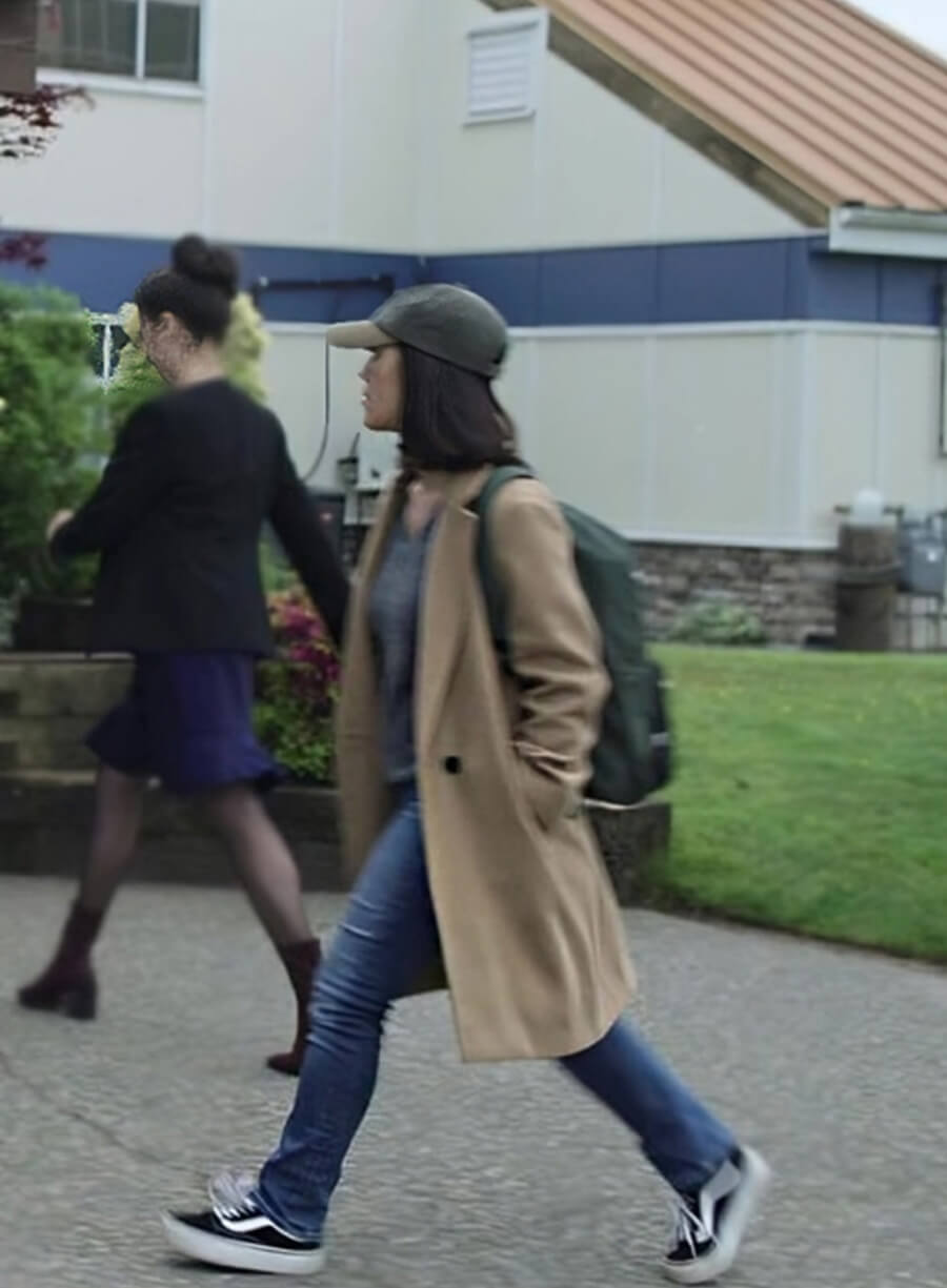 Luciane Buchanan The Night Agent Brown Coat