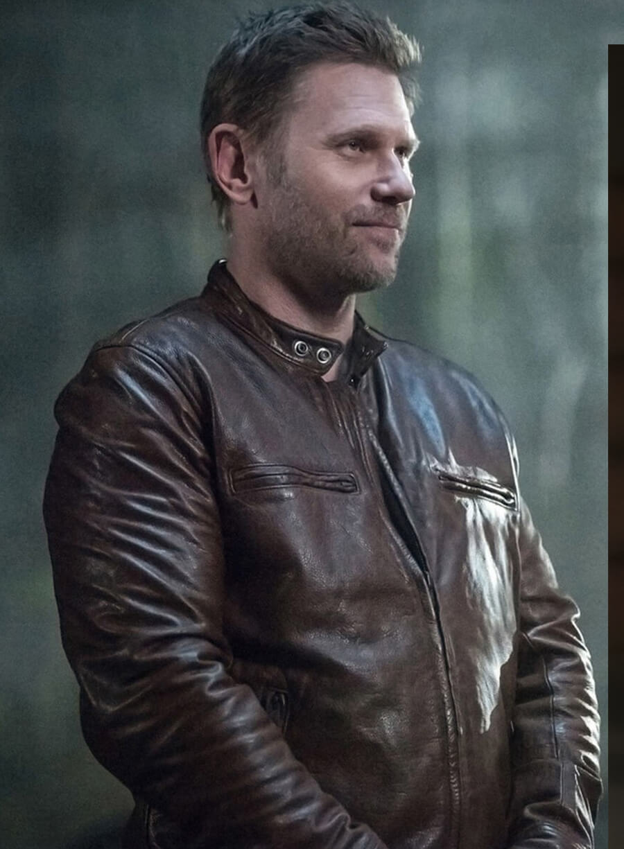  Lucifer Supernatural Brown Leather Jacket