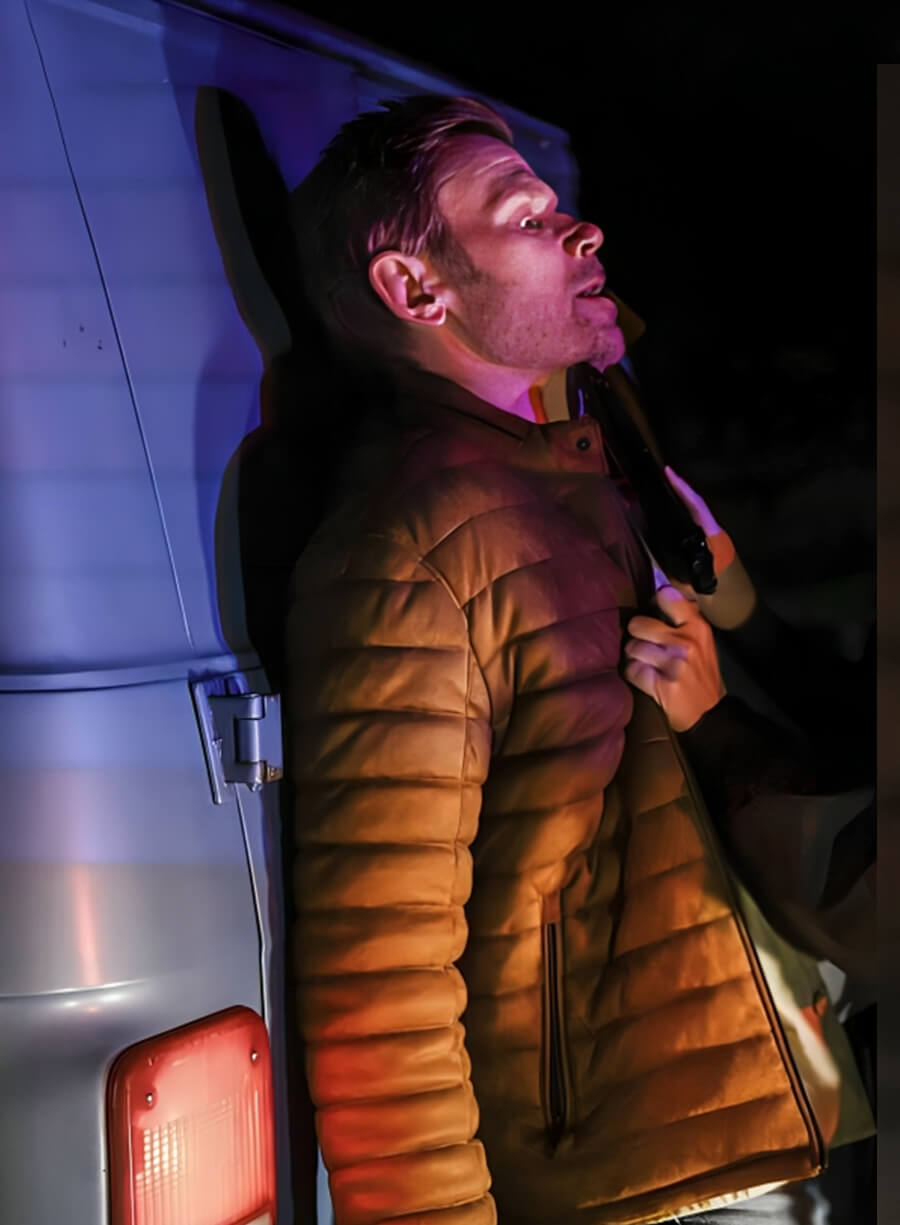 Lucifer Supernatural Brown Puffer Jacket