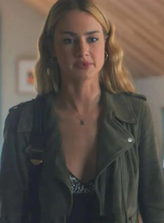 Lucy Albright Tell Me Lies S02 Green Jacket