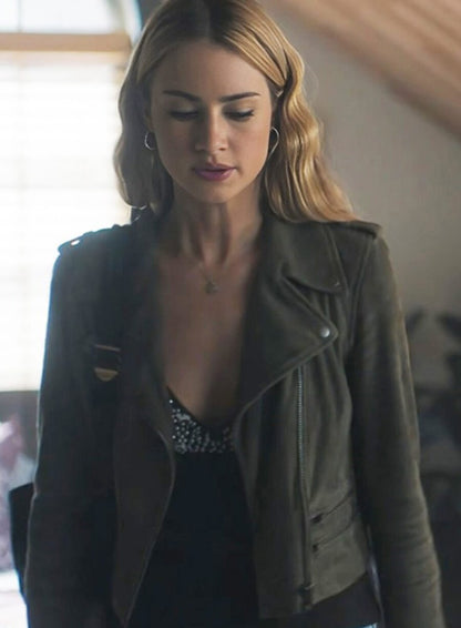 Lucy Albright Tell Me Lies S02 Green Jacket