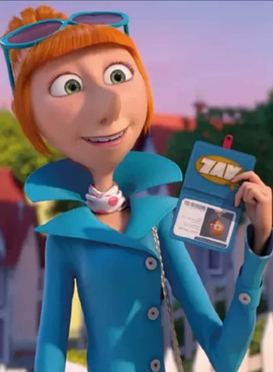 Lucy Wilde Despicable Me 3 Blue Long Coat