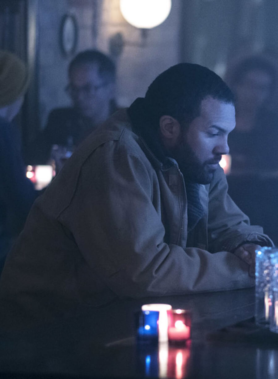 Luke Bankole The Handmaid's Tale Brown Jacket