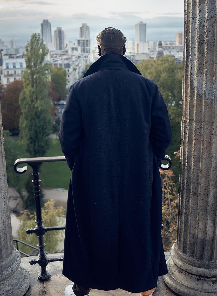 Lupin Assane Diop Black Long Coat