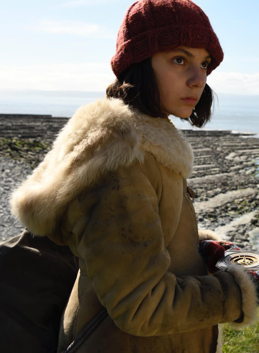 Lyra Belacqua His Dark Materials Beige Shearling Coat