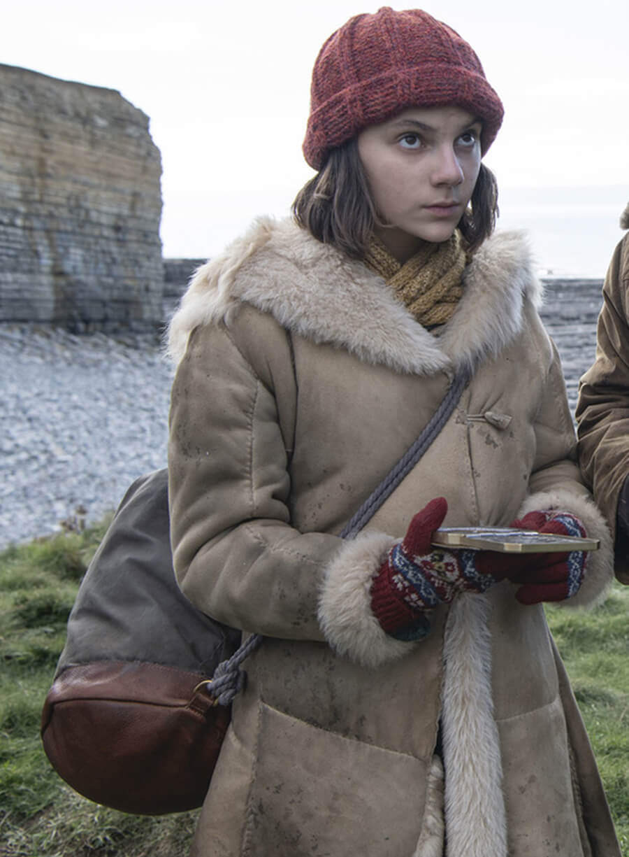 Lyra Belacqua His Dark Materials Beige Shearling Coat