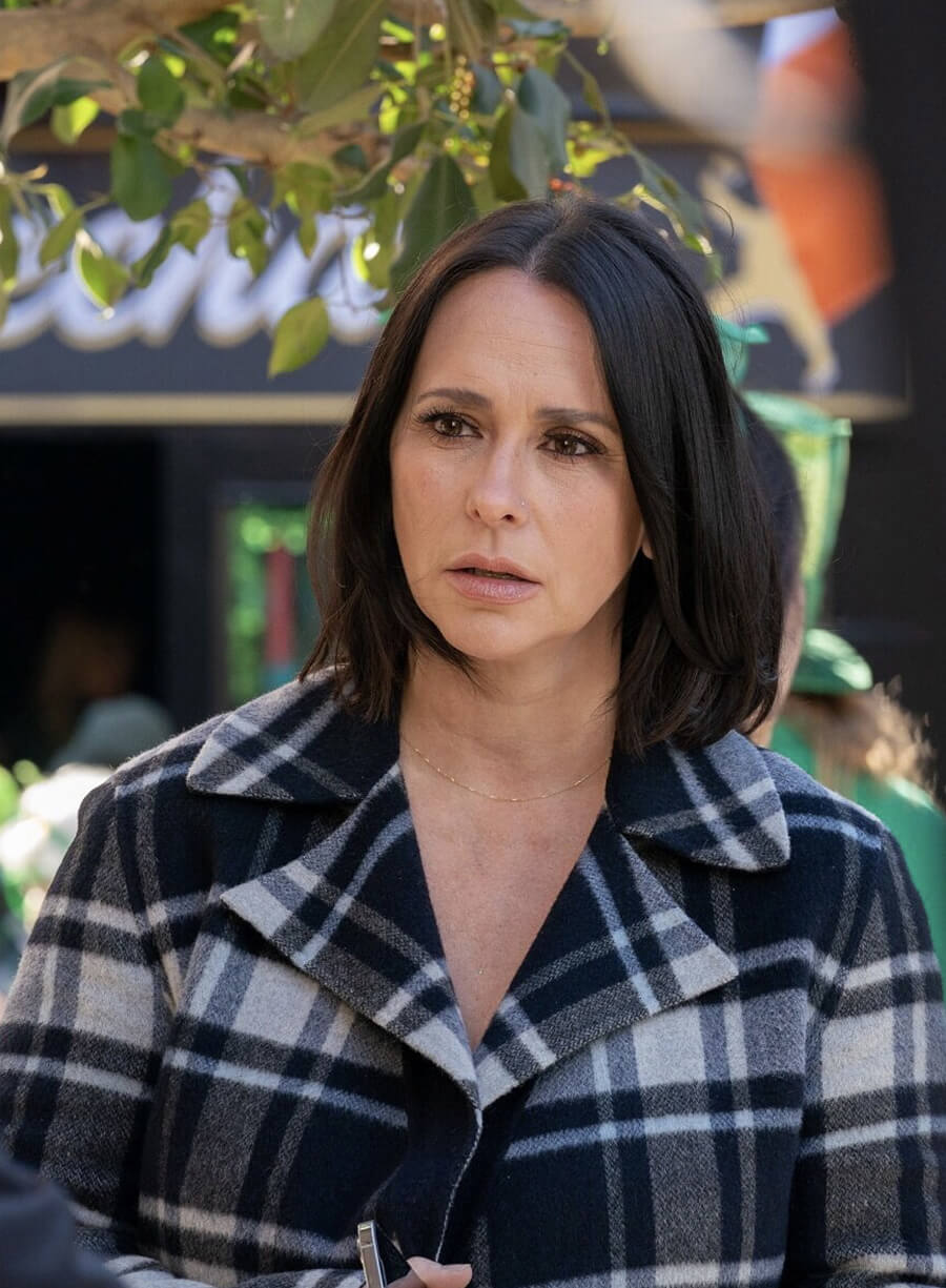Maddie Kendall 9-1-1  Plaid Coat