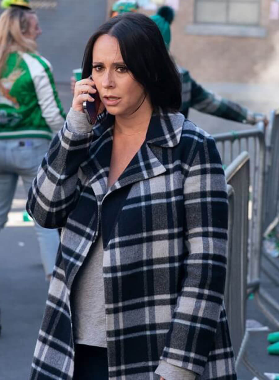 Maddie Kendall 9-1-1  Plaid Coat